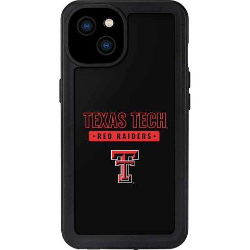 Texas Tech University TT Red Raiders iPhone 15 Plus Waterproof Case